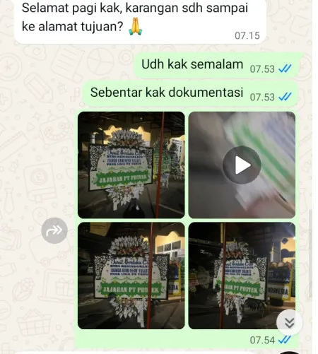 Pengiriman Papan Bunga Selamat Cipete