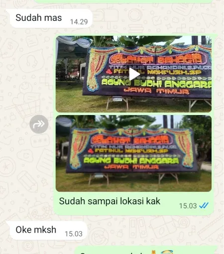 Pengiriman Papan Bunga Cipete